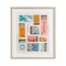 Stupell Industries California Beach Matchboxes Framed Print Under Glass, design by Ziwei Li